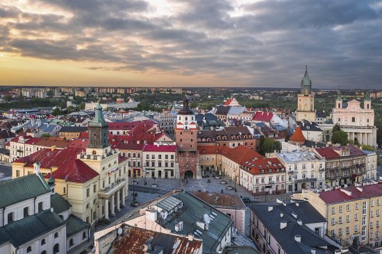 Mesto Lublin a jeho historické centrum. Foto: uslatar, shutterstock